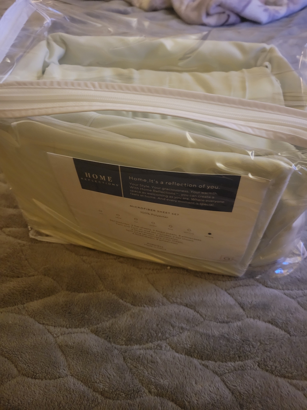 Home Collection Pale Green Microfiber Sheet Set QVC